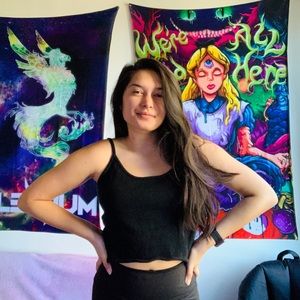 brandy Melville black crop tank ✨